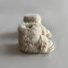 Botas de nieve cómodas y esponjosas de moda para mujer 2024 otoño e invierno nuevas antideslizantes con forro polar suela gruesa de punta grande botas de algodón de moda