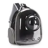 Nova Bolsa Transparente para Gato Popular Bolsa Cápsula Espacial para Pet Saída Moda Respirável Leve Ombro Lateral Penetração Mochila para Gato