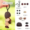 Sonajero de Cáscara de Fruta Natural Colgante de Bolso Tejido de Planta Llavero de Fruta Hecho a Mano Adorno Curativo Estilo Bosque Regalo Decorativo