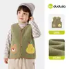 Looks para Volta às AulasCamisa Bebê Dudu Primavera e Outono Colete Infantil Calça Comprida Casual Estilosa para Meninos