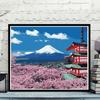Paisaje DIY pintura al óleo digital planta pintura pintada a mano flor pintura decorativa pintada a mano pintura al óleo de pared relleno LY