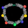 Cool Lyster Decorações de Natal Bola Cabelo Colar Festa Adereços Colar Glow