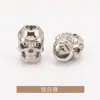 Cordón Redondo Campana Metálica con Cordón Hebilla para Extremo de Cuerda de Tubo Recto Aleación de Zinc Galvanizada Hebilla de Cola para Cuerda de Pantalón Accesorios de Ropa Jinda