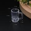 Mini Copo de Plástico DIY para Brincar de Comida Estilo Japonês e Coreano Mini Copo Copo para Sundae de Sorvete Copo para Pudim Copo para Cerveja Suco