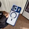 Adequado para iPhone 17 Pro Max Airbag Anti-Queda Suporte Magnético para Lente Capa de Telefone Apple 16 Capa Protetora de Cobertura Total