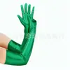 Accesorios para Mujer de los Años 1920 Spandex Satén Flocado Guantes de Charol Accesorios de Disfraz para Fiesta de Baile Transfronteriza en Stock
