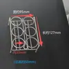 Suporte para cadinhos de mufla suporte para cinzeiros suporte para volatilização suporte para teor de cinzas 4 furos 6 furos 8 furos 10 furos 12 furos material níquel-cromo
