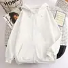 Comercio Exterior Estación Independiente de Amazon Sudadera de Manga Larga para Hombre Oversize con Cremallera Ropa Urbana Hoodie Holgado Stock Disponible