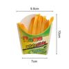 Caixa de embalagem de batatas fritas de fornecimento local de fábrica Caixa de papel de batatas fritas lanches descartáveis Caixa de embalagem de batatas fritas para viagem