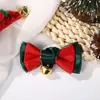Nuevo lazo pequeño navideño creativo con colgante de campana Atmósfera navideña Decoraciones Adornos para árbol de Navidad