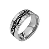 Anillos para Hombre Estilo Retro Europeo y Americano, Anillos de Acero de Titanio Personalizados de Moda para Hombre, Anillos Rellenos de Aceite, Proveedores Mayoristas de Fabricantes de Amazon