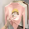 Y2170# blusa de baixo para meninas outono e inverno espessa de veludo infantil casaco quente para bebê inverno roupas íntimas de menina