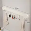 Fila de ganchos adhesivos para baño, gancho de ventosa, sin taladro, resistente, para uso en cocina y hogar, fila de ganchos para ropa en la parte trasera de la puerta