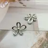 Botón Metálico de Flor Hueca Estilo Chanel Botón para Abrigo de Mujer Abrigo de Tweed Cortavientos