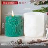Sanxin Natal aromaterapia vela molde de silicone árvore de Natal alce expansão incenso pedra diy enfeites ferramentas de moagem transfronteiriça