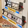 Zapatero magnético para detrás de la puerta de entrada, colgador de zapatos, estante para guardar pantuflas, de doble capa, sin taladro, soporte de zapatos para la puerta montado en la pared