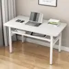 Escritorio Plegable para Computadora Mesa de Comedor Sencilla Escritorio para Dormitorio en Casa Escritorio Minimalista Moderno para Estudiantes Mesa Pequeña para Casa de Alquiler