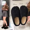 Tamaño pequeño 2026 Otoño Cubrecabezas Zapatillas de Casa Medias Zapatos Casuales Cómodos para Mujer Persona Perezosa al Aire Libre Nuevas Zapatillas de Algodón Versátiles