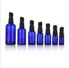 Botella de aceite esencial azul verdoso, 15 ml, 20 ml, 30 ml, botella de loción, 50 ml, 100 ml, botella de esencia líquida, cabezal de bomba con boquilla de pingüino
