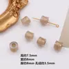 Acrílico Areia Movediça Estampagem a Quente Retro Dourado Contas Soltas diy Brincos Caseiros Corrente para Celular Pingente Acessórios de Joia Materiais