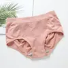 Roupa íntima sem costura de alta elasticidade 40-90kg Tamanho Grande Colmeia Graphene no Fundilho Calcinha Feminina de Cintura Média Modal