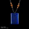 Colgante de cristal natural, colgante amuleto de obsidiana, regalo para parejas, joyería de cristal, hecho a mano, símbolo de la paz