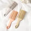 Pente Curvo de Rebote, Pente Grande Curvo Costelado para Cabelo, Ferramenta de Styling Volumizador