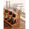 Mesa de Chá Suporte para Xícara de Chá Prateleira de Exibição de Mesa Novo Estilo Chinês Pequeno Conjunto de Chá Prateleira de Armazenamento e Exibição de Chá