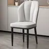 Cadeira de Jantar Nórdica para Uso Doméstico, Estilo Minimalista Italiano, Cadeira de Jantar de Luxo com Encosto, Cadeira de Jantar de Hotel, Cadeira para Mesa de Jantar, Banco de Jantar