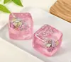 Bestseller transfronterizo de Amazon: Juguete de apretar Star Ice Cube Maltosa, Juguete realista de concha marina de rebote lento