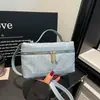 Nova Bolsa Quadrada Pequena de Verão 2026, Bolsa de Mão Elegante, Grande Capacidade, Bolsa Transversal Cor Sólida Estilo Coreano, Bolsa de Design de Nicho