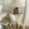 Diseño Minimalista de Color Sólido de Nicho Bolso Cubo de Gran Capacidad Bolso de Mano Dulce Elegante de Gama Alta Bolso de Moda para Madre e Hija