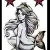 Los tatuajes adhesivos de media manga de calavera de carpa con flores para hombres y mujeres están listos para la venta al por mayor y pueden ser opcionales
