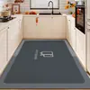Tapete de Piso para Cocina de Lodo Diatomeas Antideslizante Impermeable Absorbente de Agua Limpiable Sin Lavar Felpudo Resistente a la Suciedad para Entrada Alfombra de Cobertura Total Envío Gratis