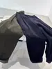 Pantalones acampanados de pana verde oscuro vintage para mujer, otoño e invierno, de cintura alta, elegantes, adecuados para ir al trabajo, pantalones casuales holgados de pierna recta con puños