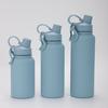 Termo portátil de 650 ml con boca ancha, gran capacidad, color intenso, para estudiantes, con impresión personalizada