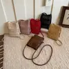 Bolso de Mano Hueco para Mujer, Nuevo Estilo Verano 2026, Mini Bolso Cruzado de Hombro Casual de Cuero Suave para Teléfono, Transfronterizo
