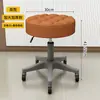 Taburete giratorio especializado para salones de belleza, silla de trabajo de altura ajustable con ruedas, silla de manicura, silla redonda de uso doméstico para peluquerías, taburete de bar