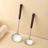 Espátula de acero inoxidable para cocinar, espátula gruesa para champiñones del hogar, cuchara para freír, espátula para ollas, cuchara, utensilios de cocina, acero inoxidable