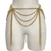 Ropa Zhuru Joyería Transfronteriza Comercio Exterior Venta Caliente Moda Tendencia Cadena Metálica Cadena Sexy para Cintura Hueca T0104