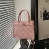 Bolsa Transversal de Ombro Grande Capacidade Estilo Novo 2026 Design da Moda com Estampa de Letras Europeias e Americanas para Mulheres