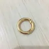Hebilla de resorte de color, anillo de resorte de aleación de pintura de círculo abierto de metal, cadena para teléfono móvil, cadena para bolso, accesorios hechos a mano