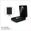 Caixa de Anel Luminous LED de Canto Arredondado Borda Elevada de Alta Qualidade Caixa de Presente para Colar de Joias Fabricante de Embalagens de Joias Atacado