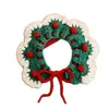 Decoración Navideña para Mascotas Ropa Babero Bufanda para Perro Gato Sombrero de Año Nuevo Vestido Collar Bufanda para Bichón