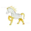 Ornamentos de Cristal Cavalo do Zodíaco Artesanato Criativo Decorações de Mesa Varanda Casa Ano do Cavalo Presentes de Ano Novo Suprimento Transfronteiriço