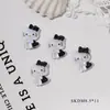 Nuevos Accesorios de Dibujos Animados de Resina Transparente Hielo 3D para Uñas DIY Pegamento de Crema Decoración de Funda de Teléfono Gatito Venta al por Mayor Gato Kt