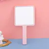 Espejo de Maquillaje Portátil, Espejo de Belleza Pequeño, Logo Personalizable, Espejo con Mango, Regalo Promocional, Venta al por Mayor para Estudiantes, Personalización Transfronteriza