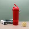 Vaso para Batido de Fitness al Aire Libre de Color Sólido Simple Portátil para Viaje Vaso Deportivo para Agua Hebilla Multifuncional Vaso Mezclador