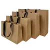 Bolsa de Regalo Blanca para Ropa Gruesa, Bolsa de Papel Kraft de Alta Gama Ecológica, Bolsa de Empaque Portátil para Té y Pasteles de Luna, Venta al por Mayor Transfronteriza
