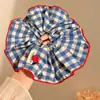 Scrunchie Estilo Coreano Zhao Lusi High-End Estético Ins Estilo Universitário Prendedor de Cabelo Estilo Doce Faixa de Cabelo Feminina